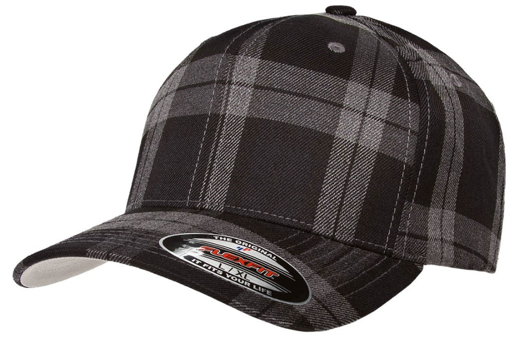 Flexfit Tartan Plaid - Black-grey