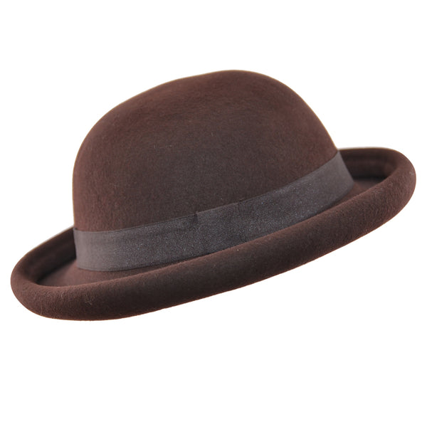Maz Packable Wool Bowler Hat