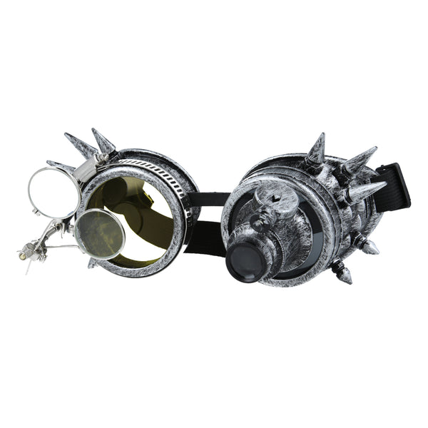 Florata Cosplay Vintage Rivet Steampunk Welding Gothic Cyber Goggles