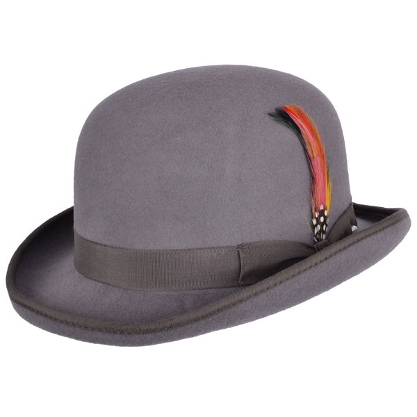 Maz Wool Felt Hard Bowler Hat