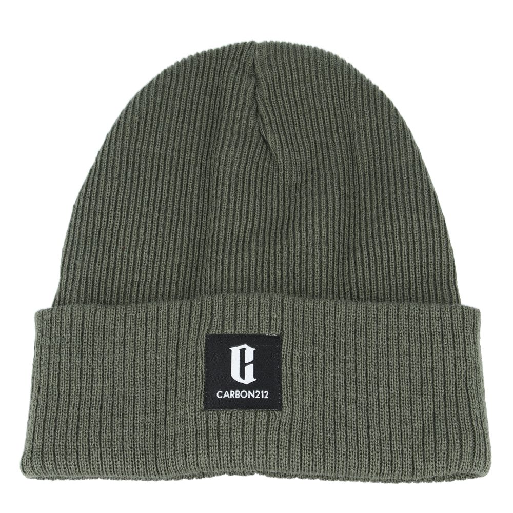 Carbon212 Unisex Heritage Vintage Ribbed Knitted Beanie