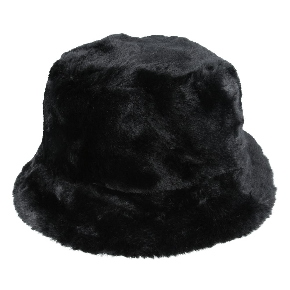 Fluffy Faux Fur Bucket Planet Head wear – Hat