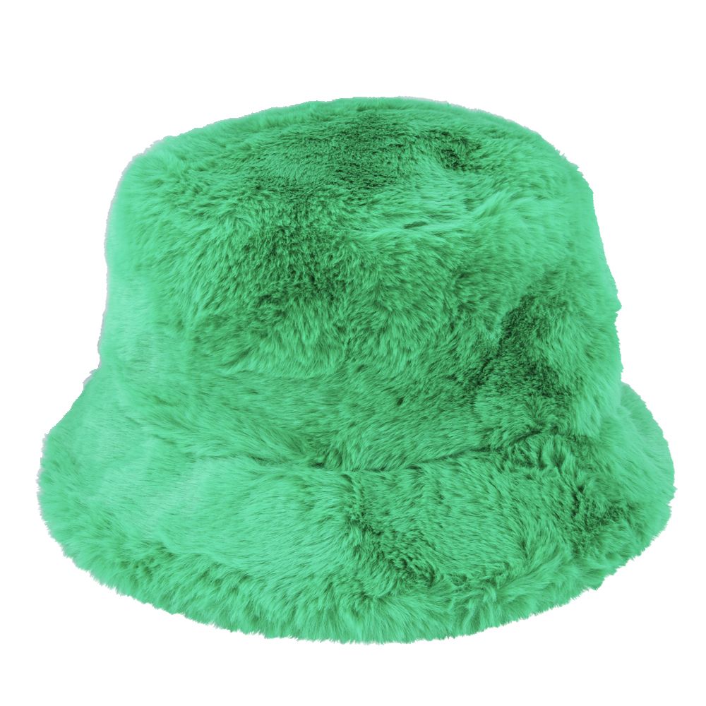 Fluffy Faux Fur Bucket Hat