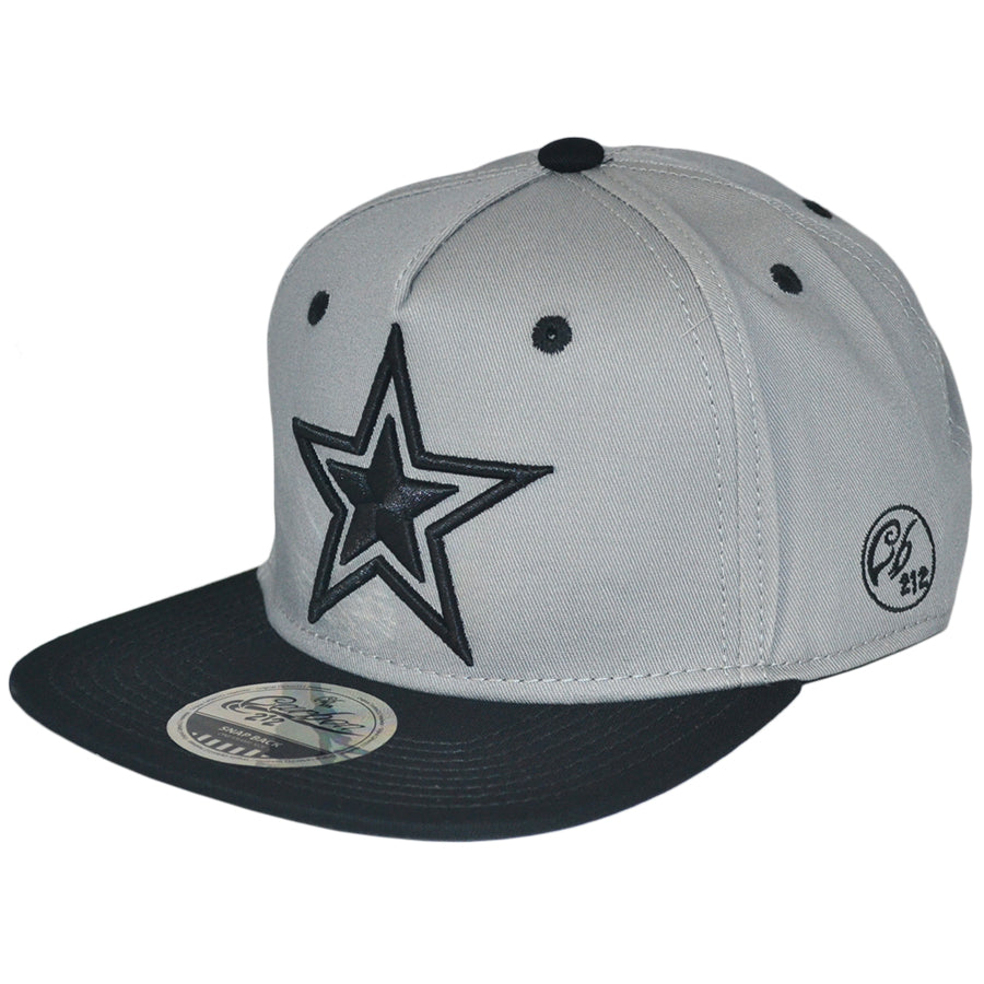 Star Snapback Cap - Grey