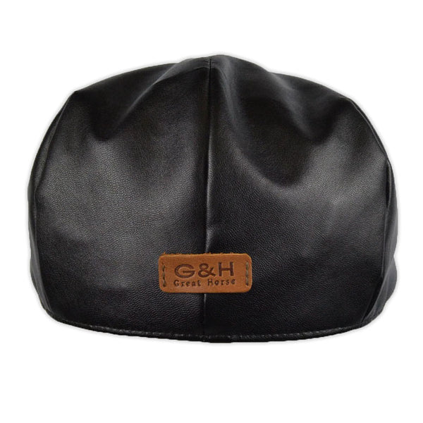 G&H PVC Flat Cap - Black