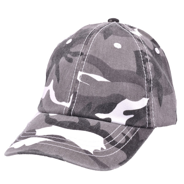 Carbon212 Cotton Camouflage Curved Visor Baseball Caps