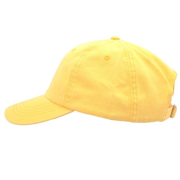 Carbon212 Curved Visor Baseball Caps - Yellow