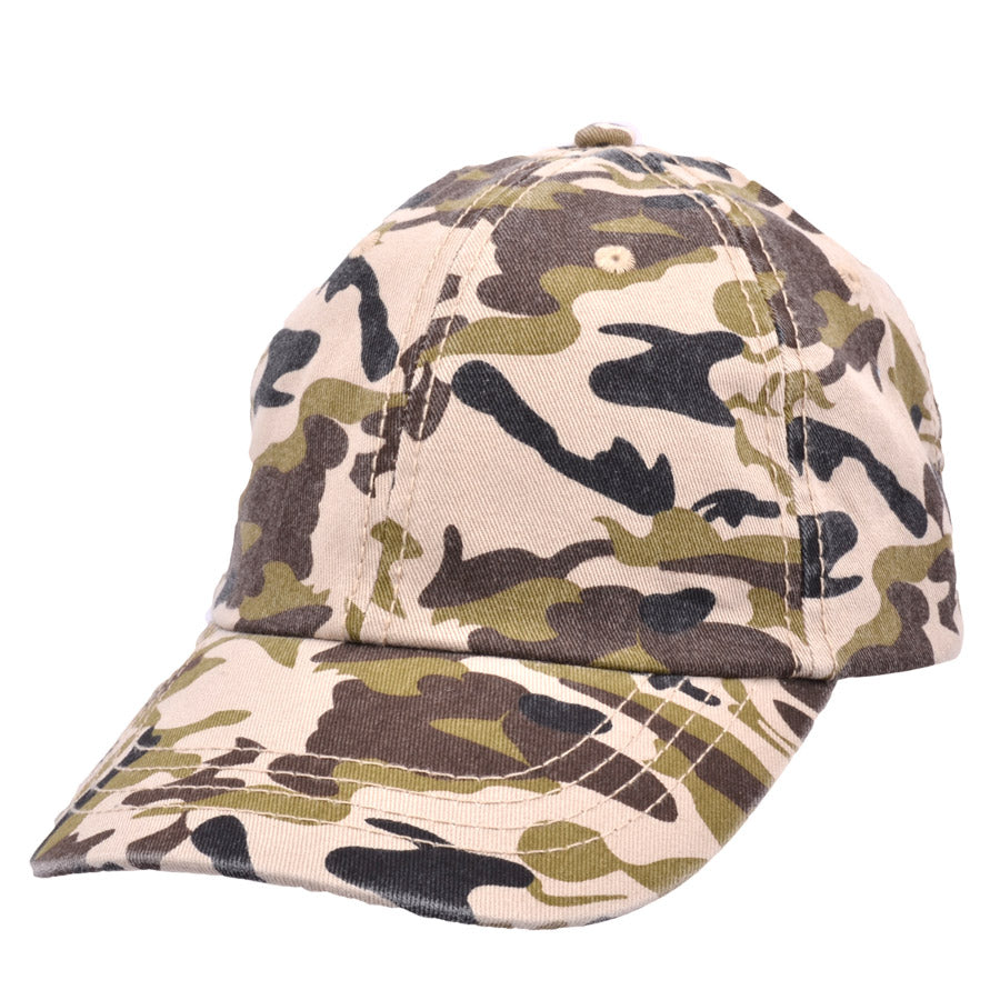 Carbon212 Curved Visor Baseball Caps - Camouflage