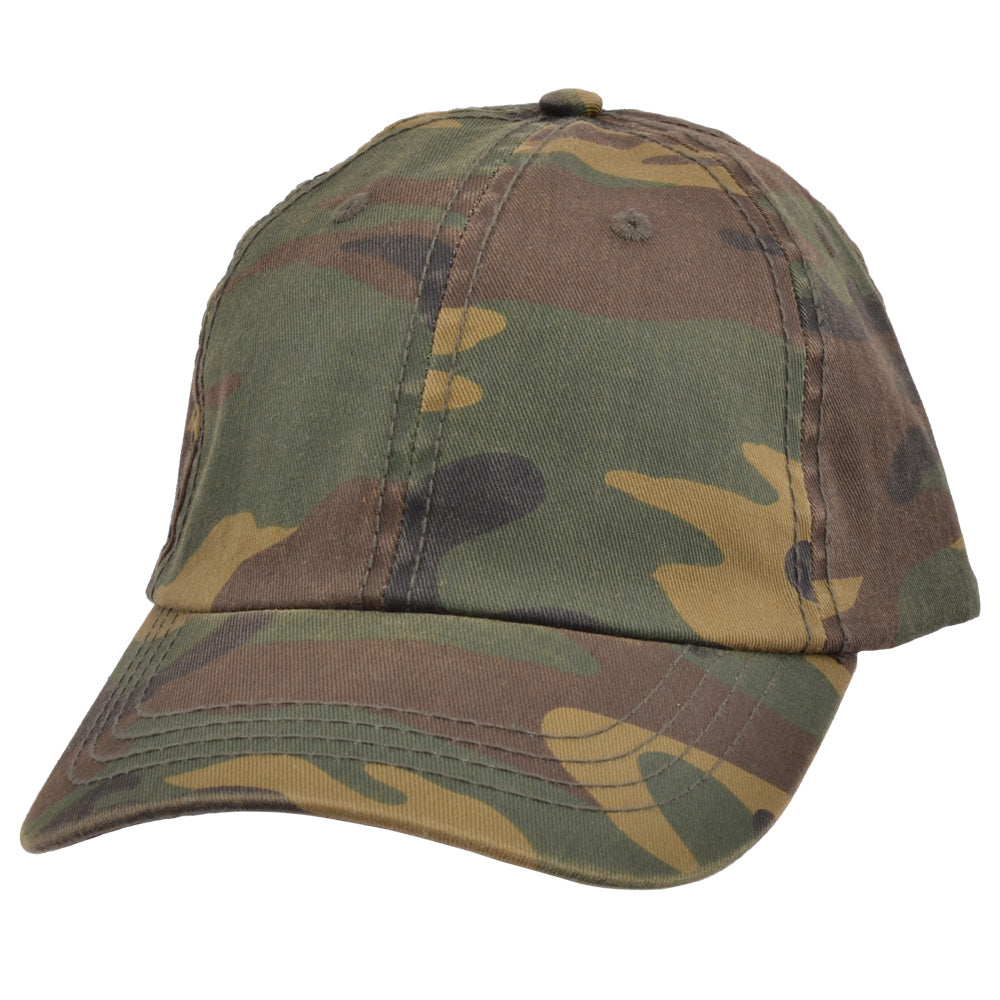 Carbon212 Cotton Camouflage Curved Visor Baseball Caps