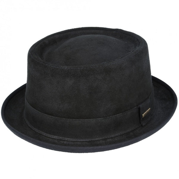 Gladwin Bond Vintage Leather Pork Pie Hat