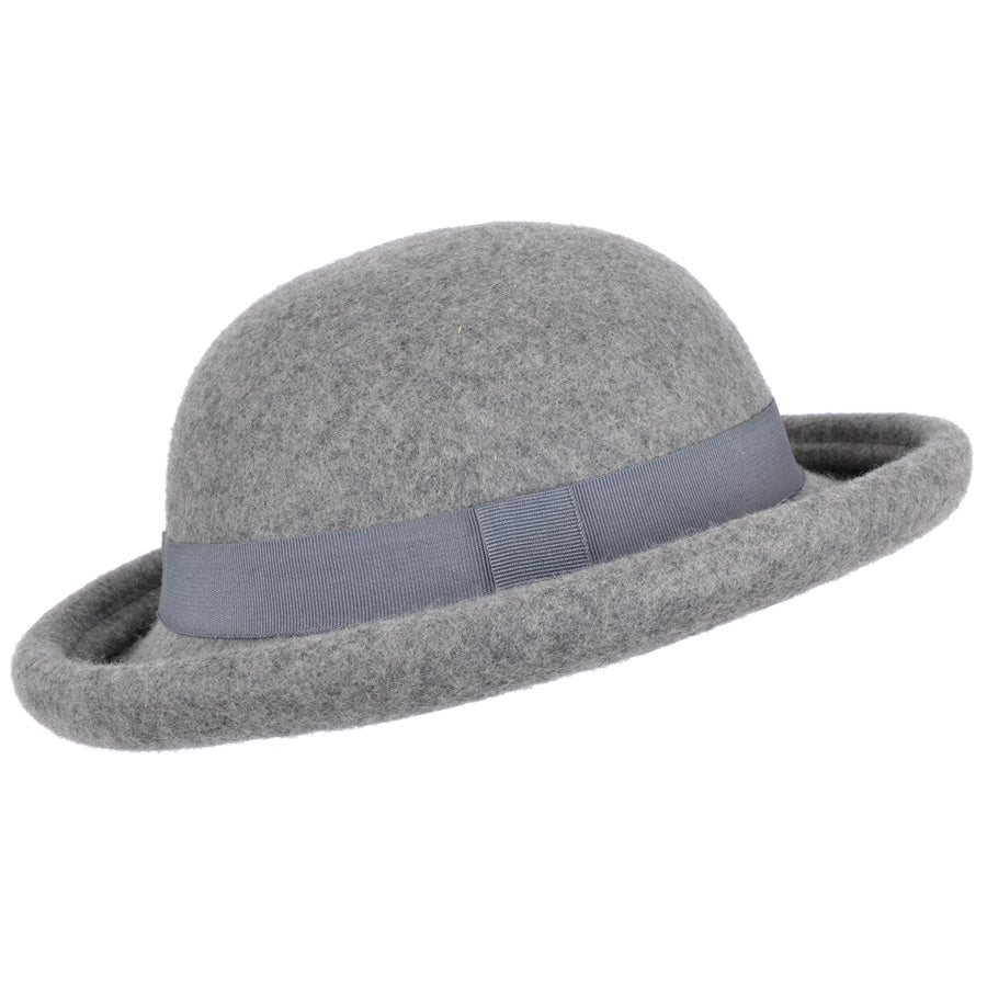 Maz Packable Wool Bowler Hat