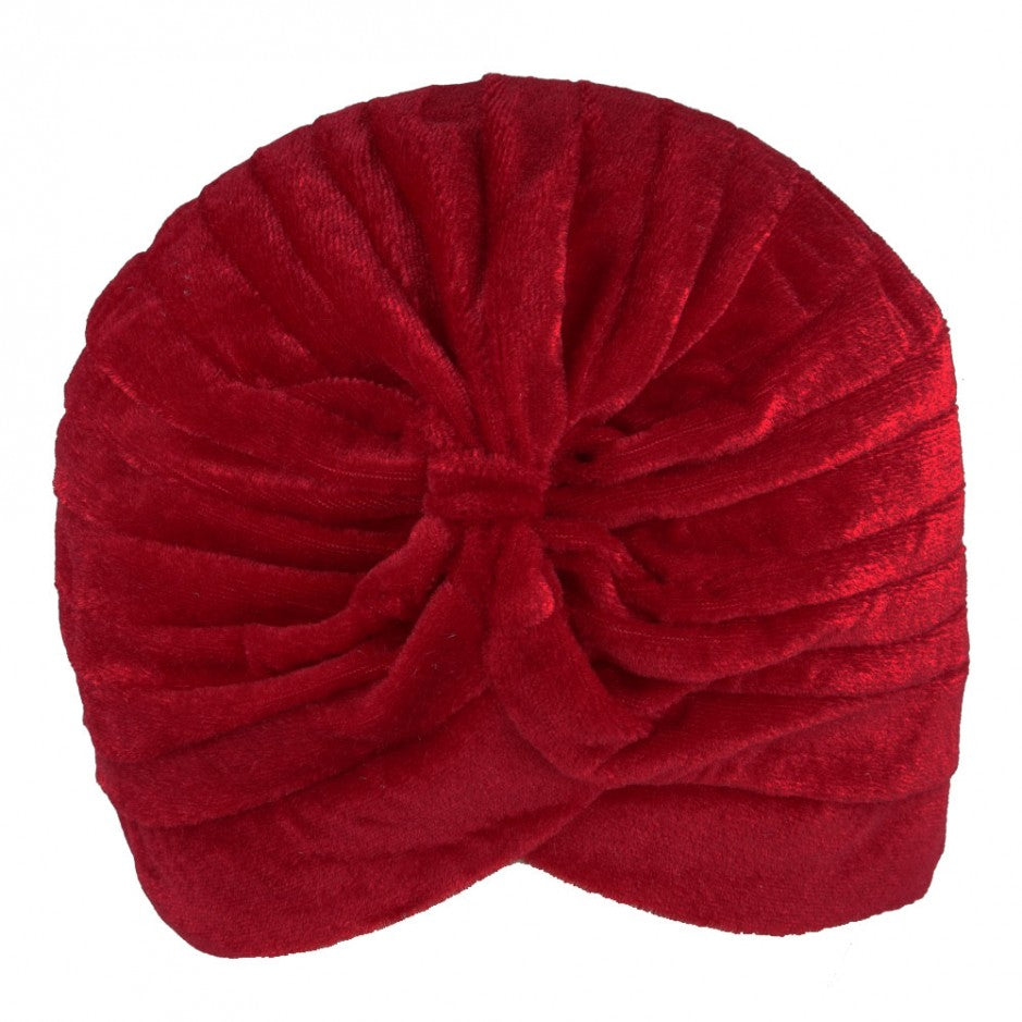 Maz Trendy Velvet Stretchy Turban Hat