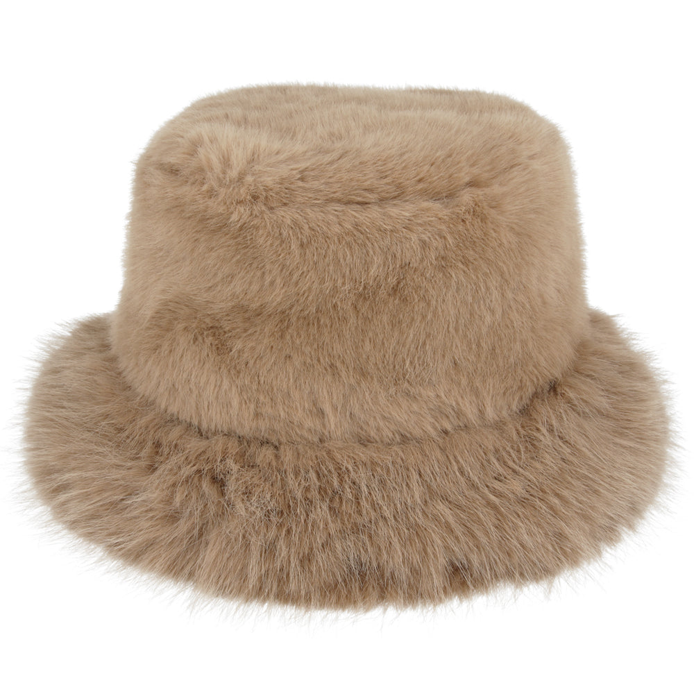 Fluffy Soft Faux Fur Bucket Hat