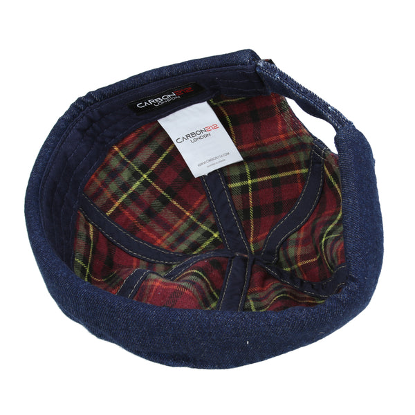 Denim Docker Rolled Cuff Retro Fashion Brimless Hat – Denim