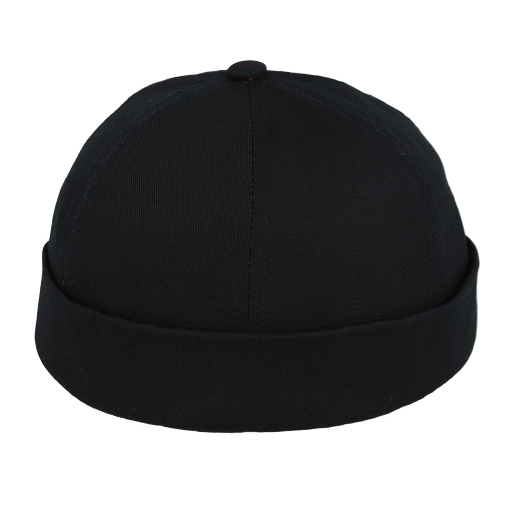 Cotton Rolled Cuff Retro Fashion Brimless Docker Hat