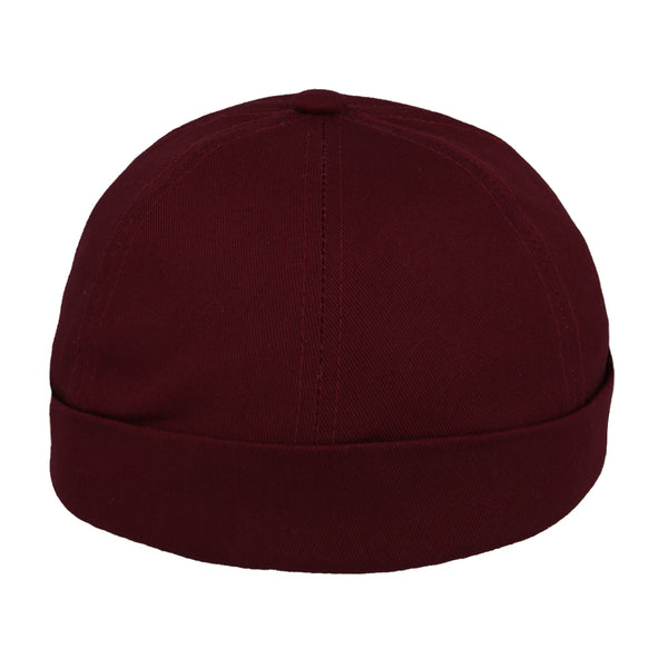 Cotton Rolled Cuff Retro Fashion Brimless Docker Hat