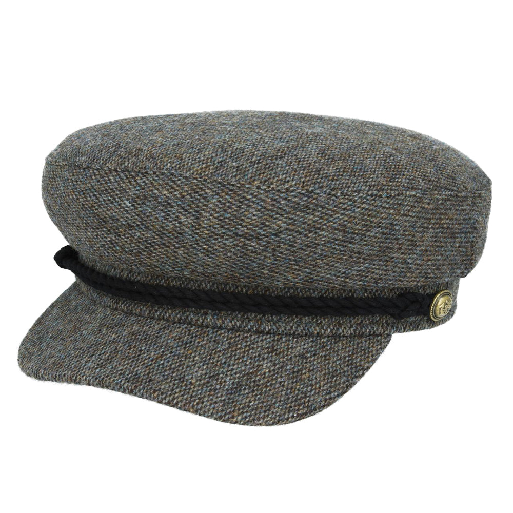 Maz Lumberjack Check Breton, Sailor, Captain Hat - Black – Planet