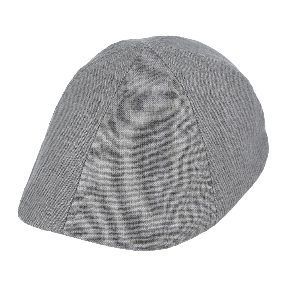 Linen Duckbill 6 Panel Flat Caps