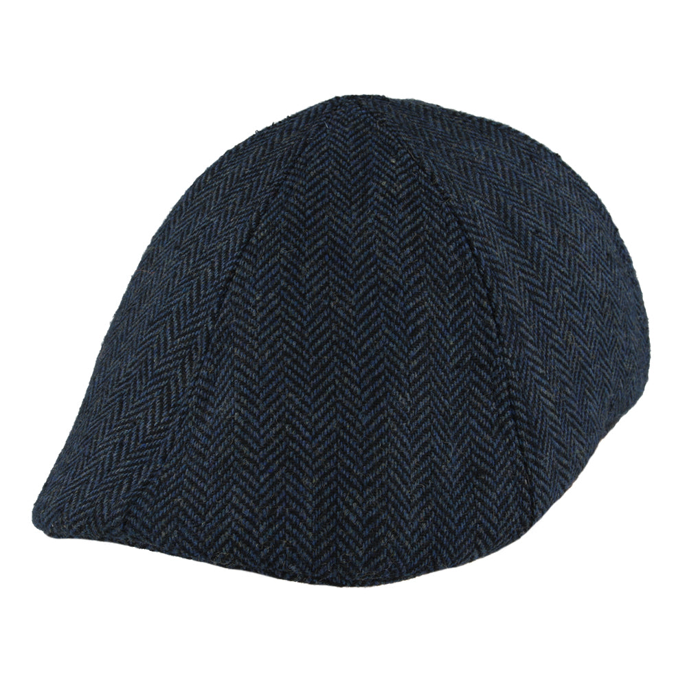 Duckbill Six Panel Herringbone Flat Cap