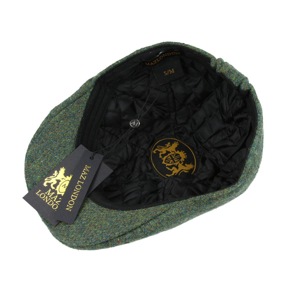 Duckbill Six Panel Wool Tweed Flat Cap Green – Planet Head wear