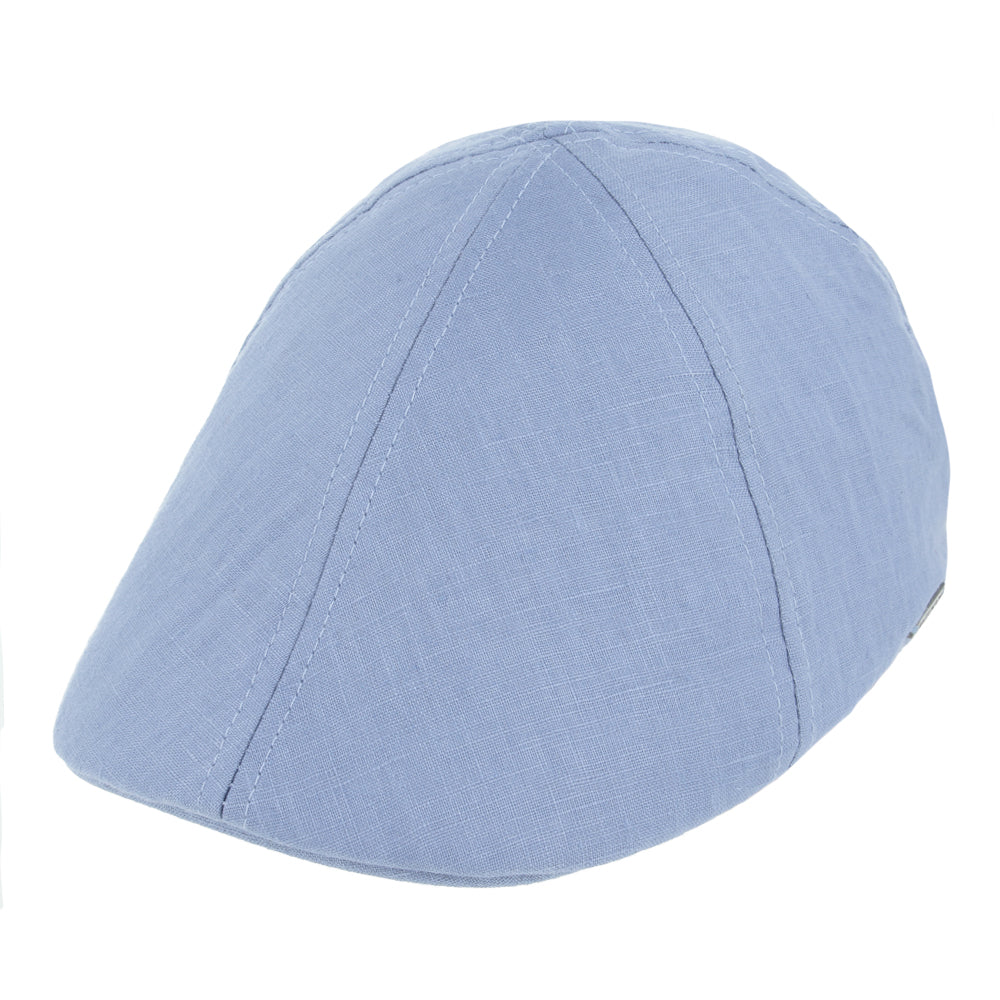 Duckbill 100% Linen Six Panel Flat Caps