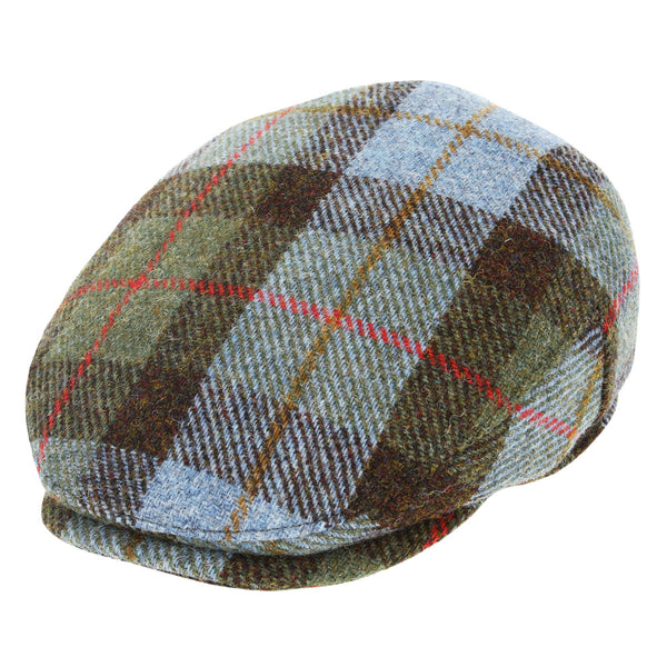 Macleod Tartan Harris Tweed 100% Pure Wool Flat Cap