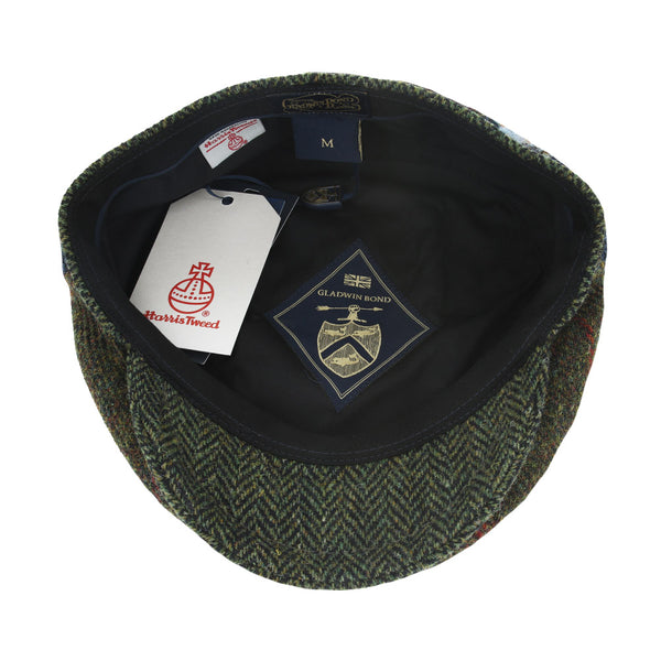 Harris Tweed 100% Pure Wool Patchwork Flat Cap