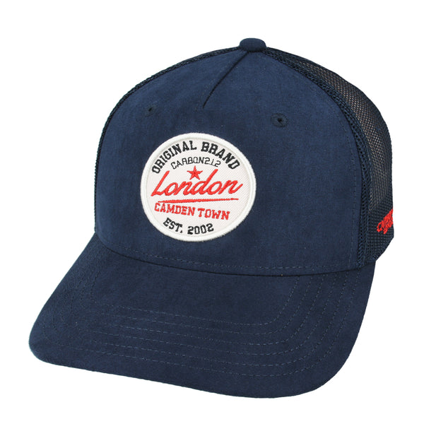 London Camden Town Suede Mesh Trucker Cap