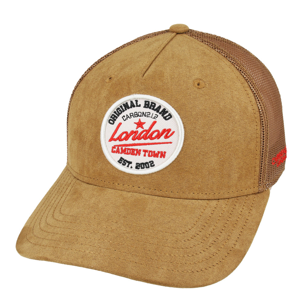 London Camden Town Suede Mesh Trucker Cap