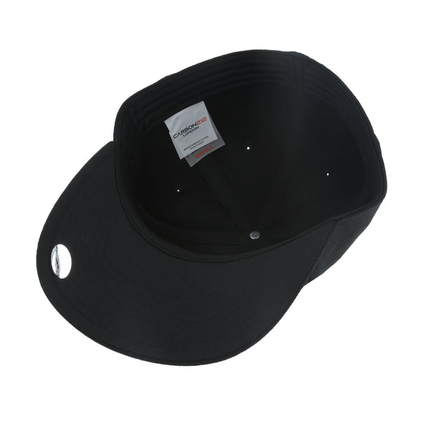 Fitted Blank Plain Snapback – Black
