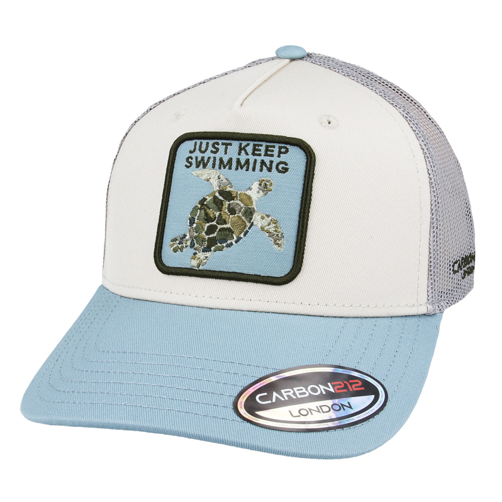 Carbon212 Limited Edition Turtle Trucker Cap - Blue
