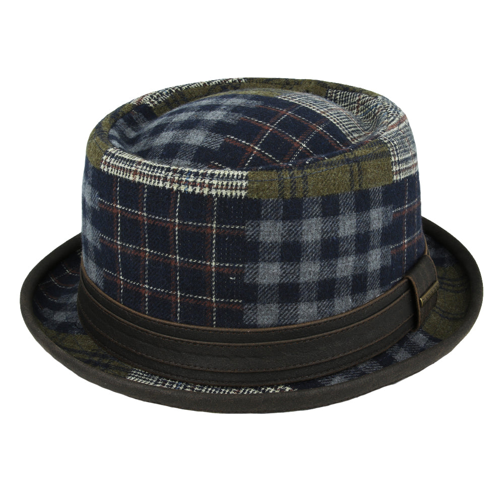 Gladwin Bond Patchwork Cotton Pork Pie Hat – Multi Colours