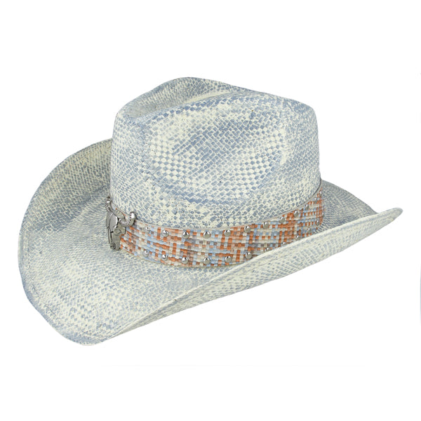 Custom Made Summer Western Cowboy Hat – Baby Blue