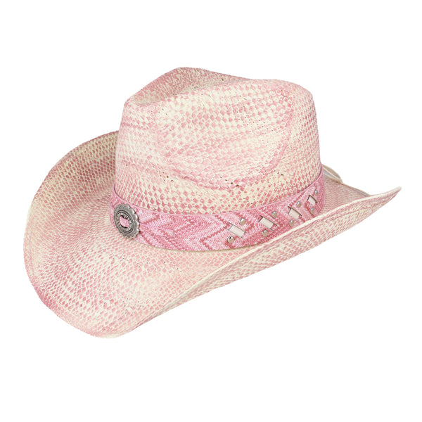 Custom Made Summer Western Cowboy Hat – Pink