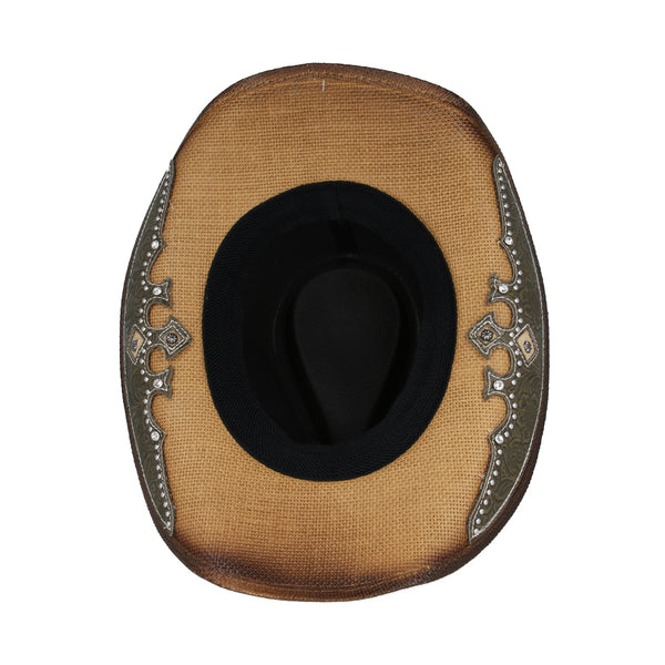 Custom Made Summer Western Cowboy Hat – Brown
