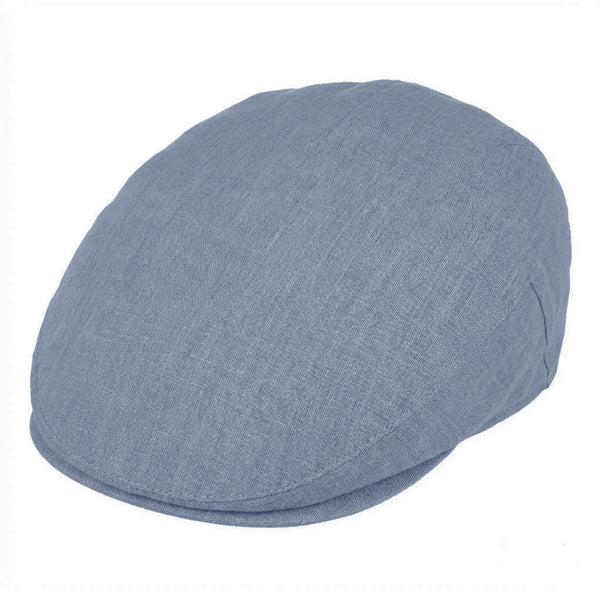 Summer 100% Linen Flat Caps
