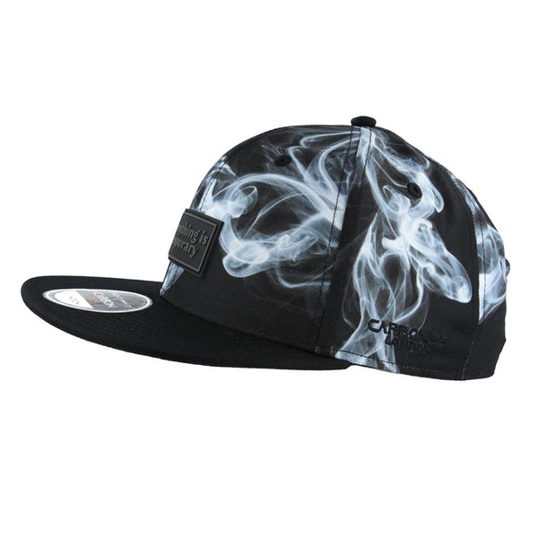Carbon 212 Air Sign Smoke Everything Is Temporary Snapback - Black