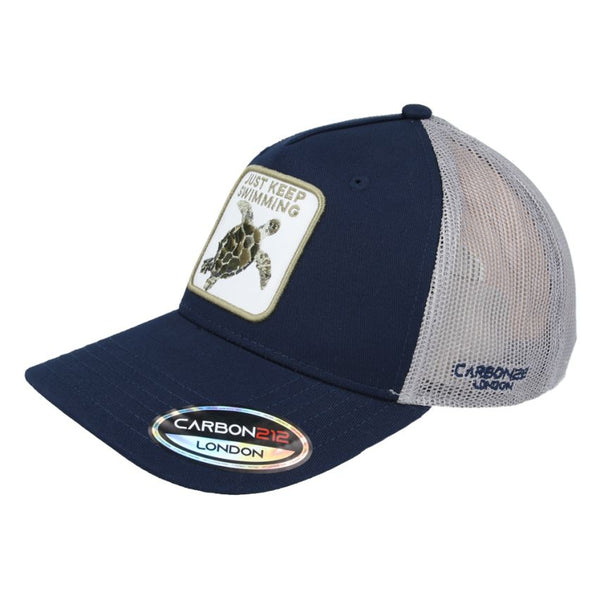 Carbon212 Limited Edition Turtle Trucker Cap - Blue