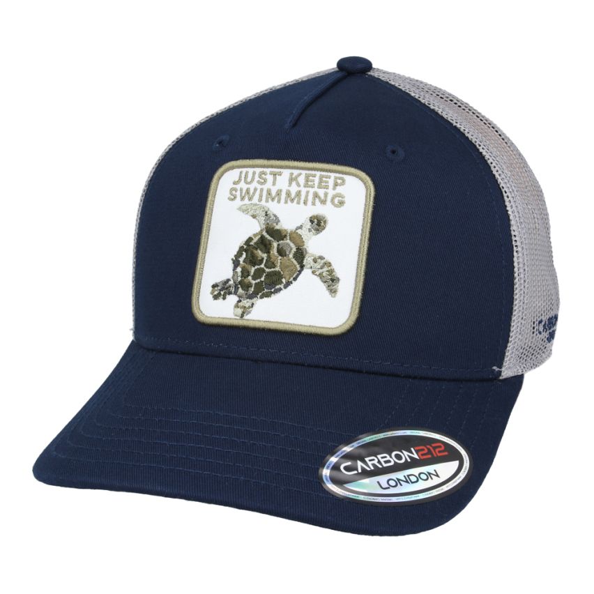 Carbon212 Limited Edition Turtle Trucker Cap - Blue