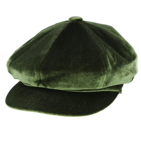 Ladies Velvet Beret Gatsby Baker boy Cap