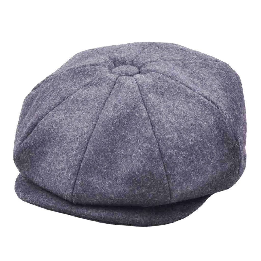 Wool Newsboy Cap - Brown – Planet Head wear