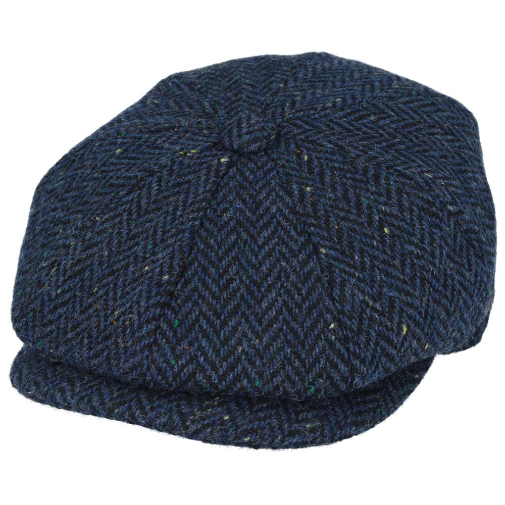 Donegal Tweed Herringbone Peaky Blinders Newsboy Cap