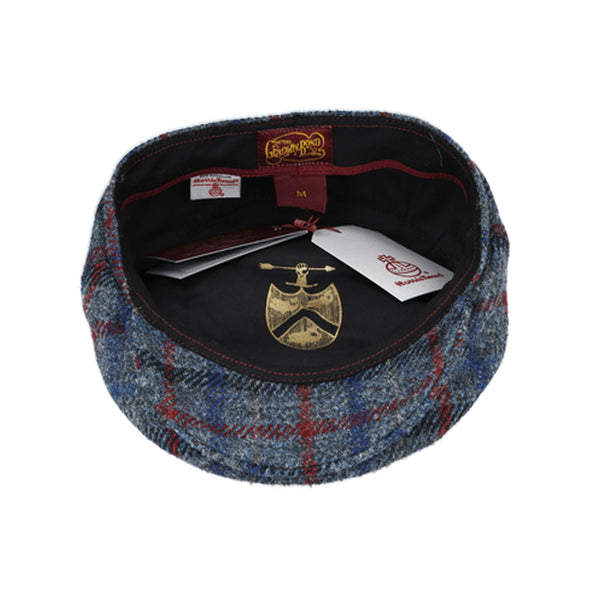 Gladwin Bond Harris Tweed Wool Flat Cap – Grey