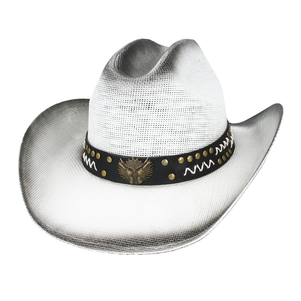 Custom Made Summer Western Cowboy Hat – White