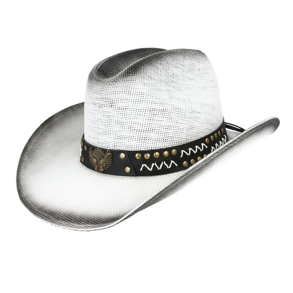 Custom Made Summer Western Cowboy Hat – White
