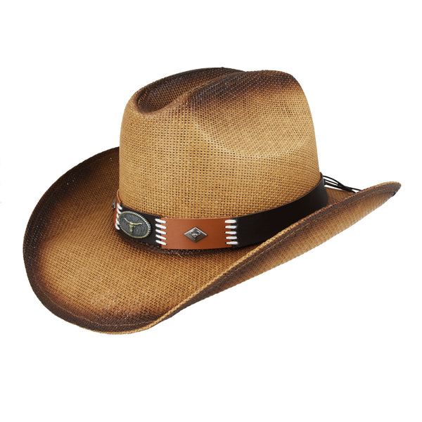 Custom Made Summer Western Cowboy Hat – Brown