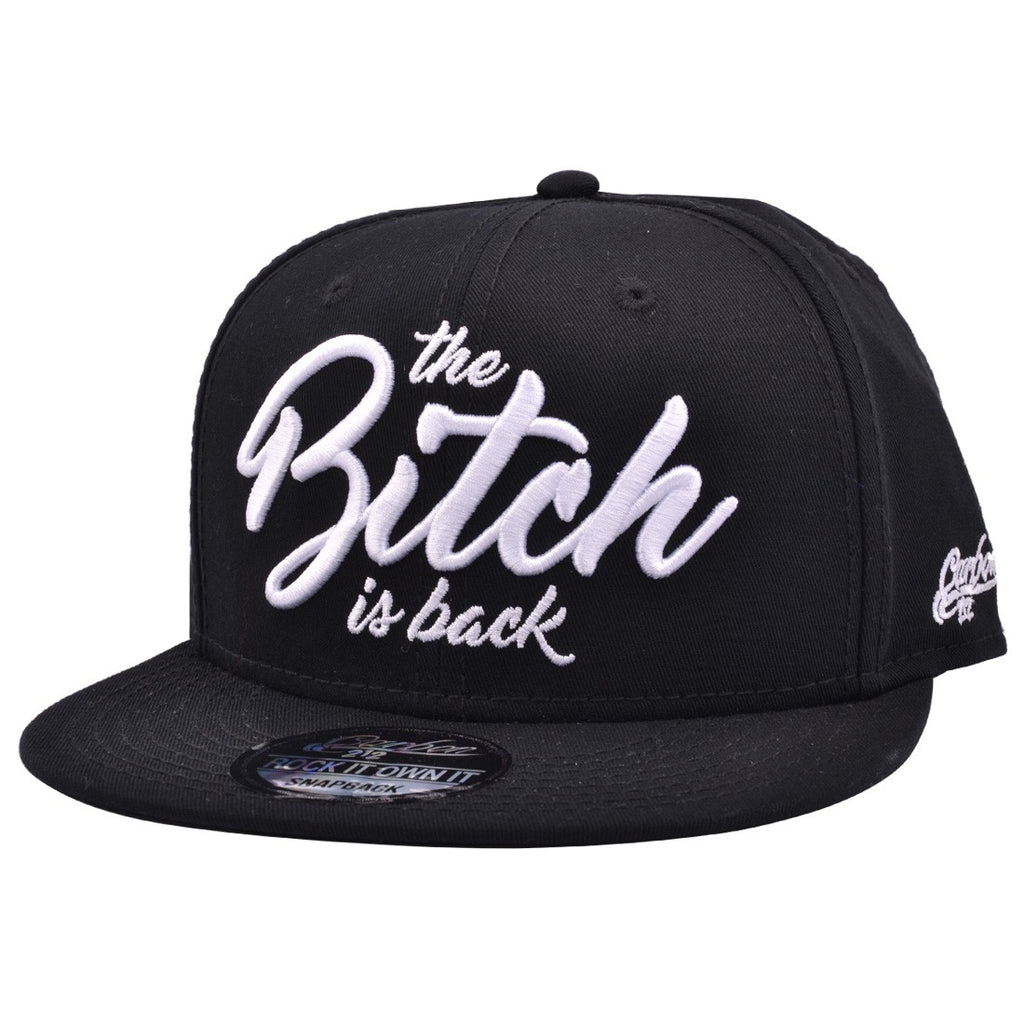 Carbon212 The Bitch Is Back Snapback - Black