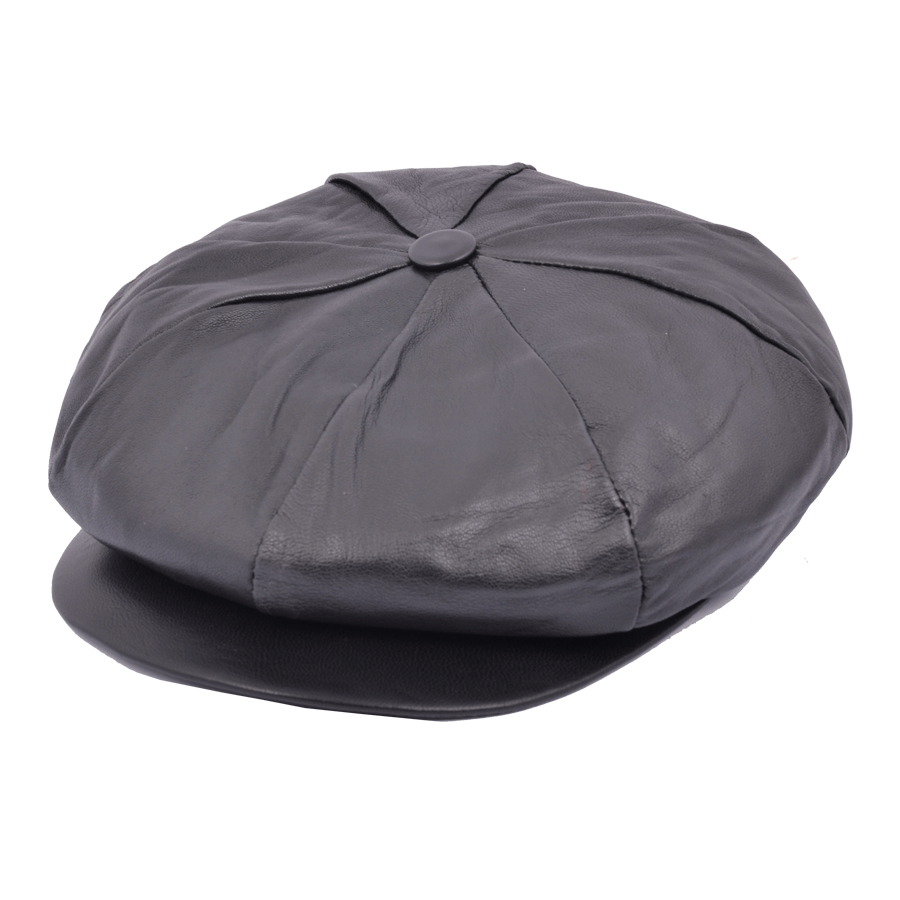 Leather Bakerboy Caps