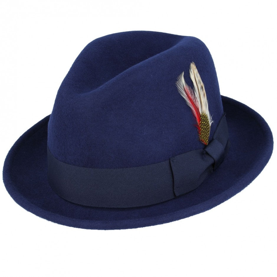 Maz Crushable Wool C-Crown Trilby Hat