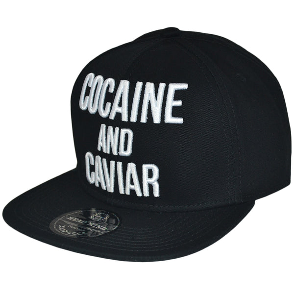 Carbon212 Cocaine & Caviar Snapback Cap - Black